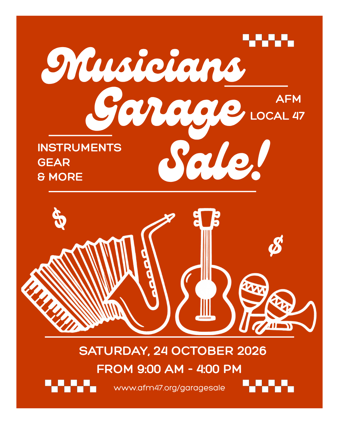 Musicians Garage Sale